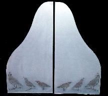 sandblasted privacy panel